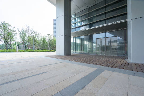 istock modern glass building agaisnt sky 867052602