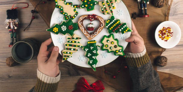 istock Delicious Christmas gingerbread cookies. 867057362