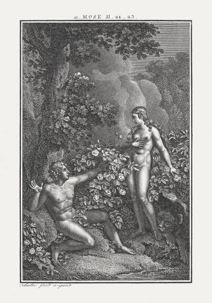 istock The Creation of Eve (Genesis 2), copperplate engraving, published c.1850 867071892