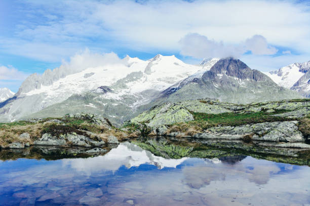 istock Mountain lake in Switzerland. 867075322