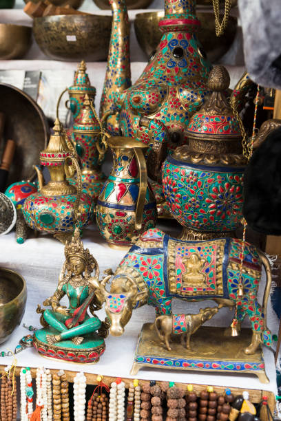 istock Background of historical jugs 867078870