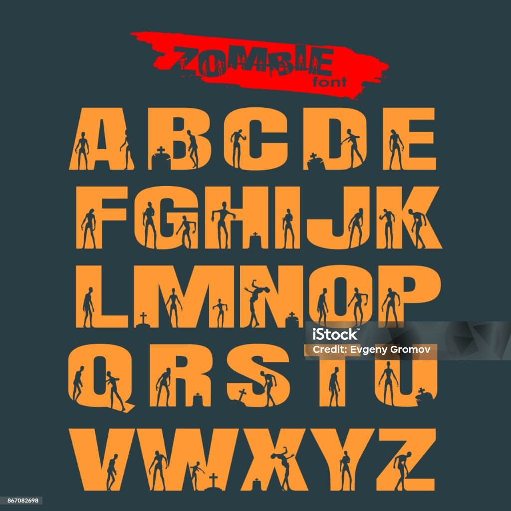 Decorative Alphabet Vector Font Stock Illustration - Download Image Now