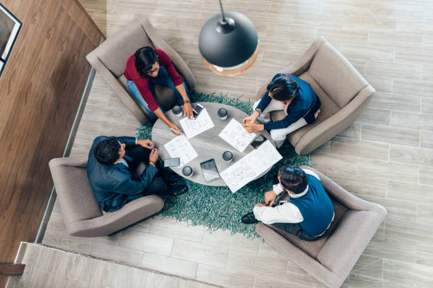 istock Business meeting seen from above 867082904