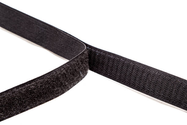 istock Fastener Velcro tape isolated on white 867098768