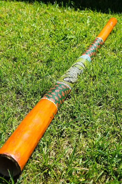 Didgeridoo - traditional aboriginal music intrument from Australia
