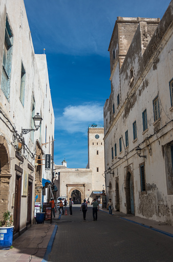 Old medieval streets in Rhodes, Greece