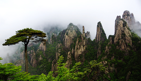SanQing Mountain landscape, JiangXi, China