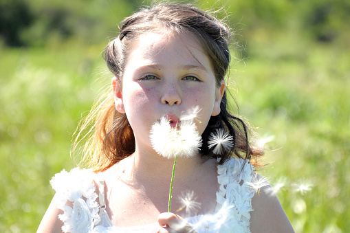 girl in nature