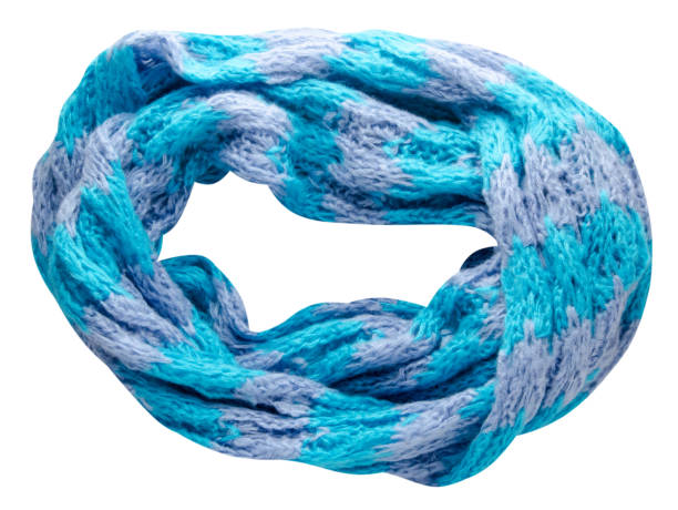 istock Scarf isolated on white background.Scarf  top view 867116734