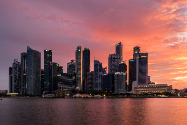 istock Singapore Central Business District Skyline 867117396