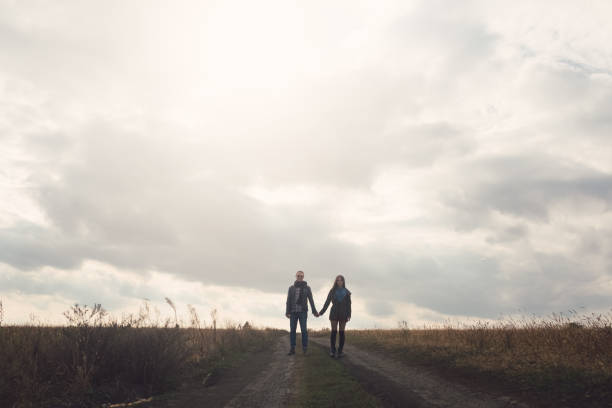 istock Young modern stylish couple outdoors 867133394
