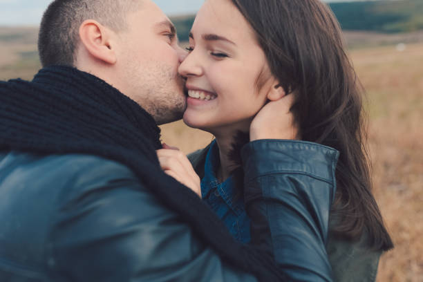 istock Young modern stylish couple outdoors 867133496