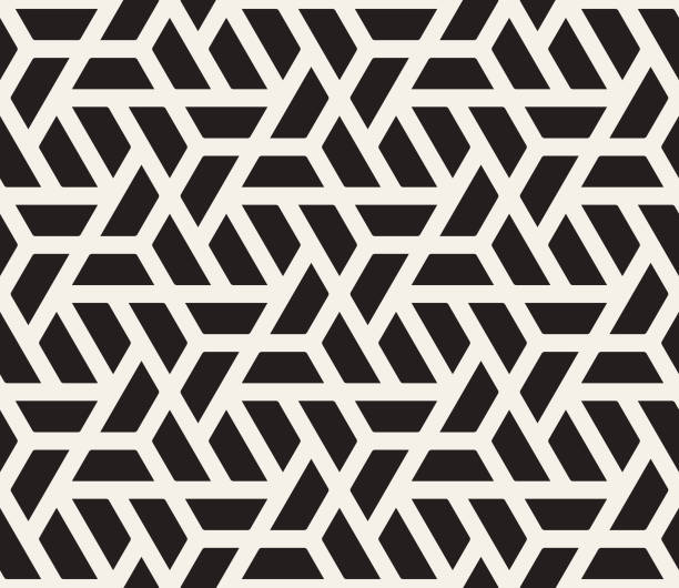ilustrações de stock, clip art, desenhos animados e ícones de seamless geometric pattern - wallpaper pattern pattern diamond shaped checked