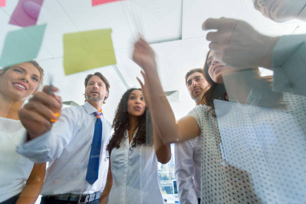 istock Group of business people brainstorming. 867171366