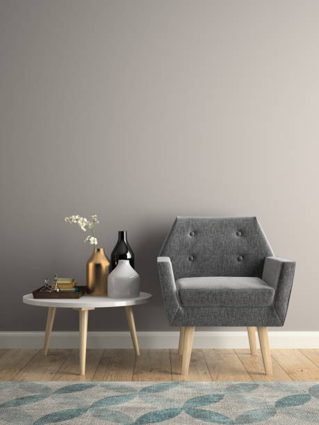 istock Interior modern design room 3D illustration 867175450