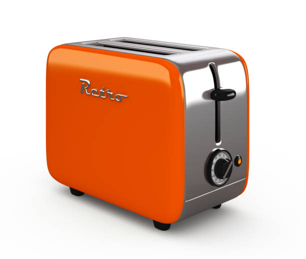istock Vintage toaster isolated on white 3D illustration 867175848