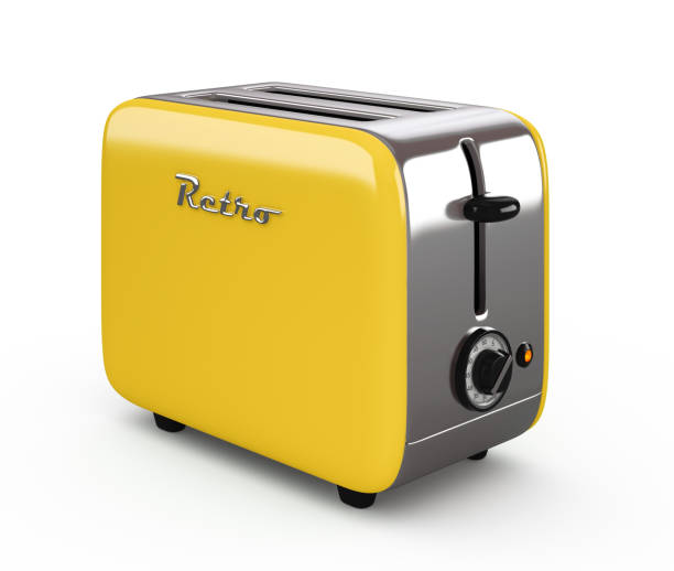 istock Vintage toaster isolated on white 3D illustration 867175930