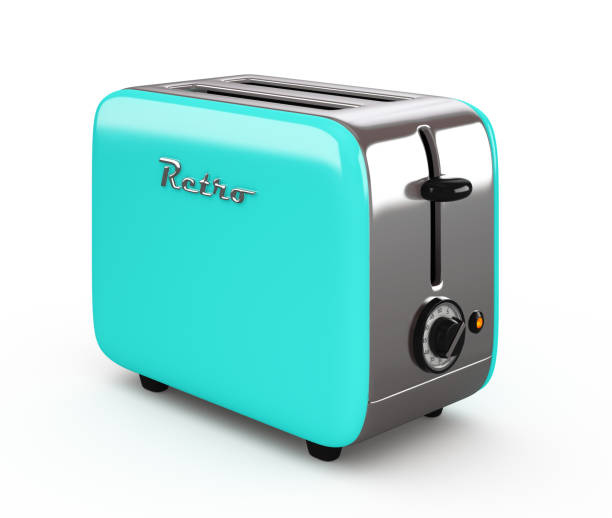 istock Vintage toaster isolated on white 3D illustration 867175950