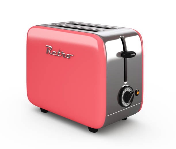 istock Vintage toaster isolated on white 3D illustration 867175954