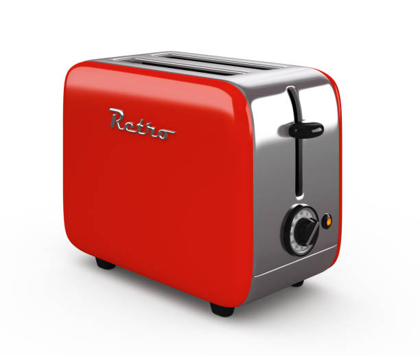 istock Vintage toaster isolated on white 3D illustration 867175972