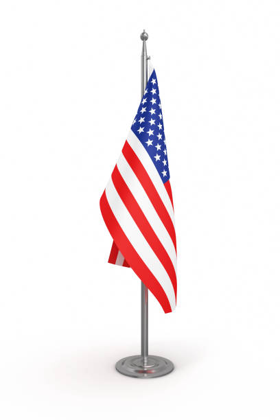 Politics Flag of America (USA) - Isolated White Background-Clipping Path Politics Flag of America (USA) - Isolated White Background-Clipping Path embassy photos stock pictures, royalty-free photos & images