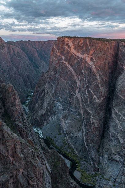 istock Sunrise on Painted Cliff in Black Canyon National Park 867196344