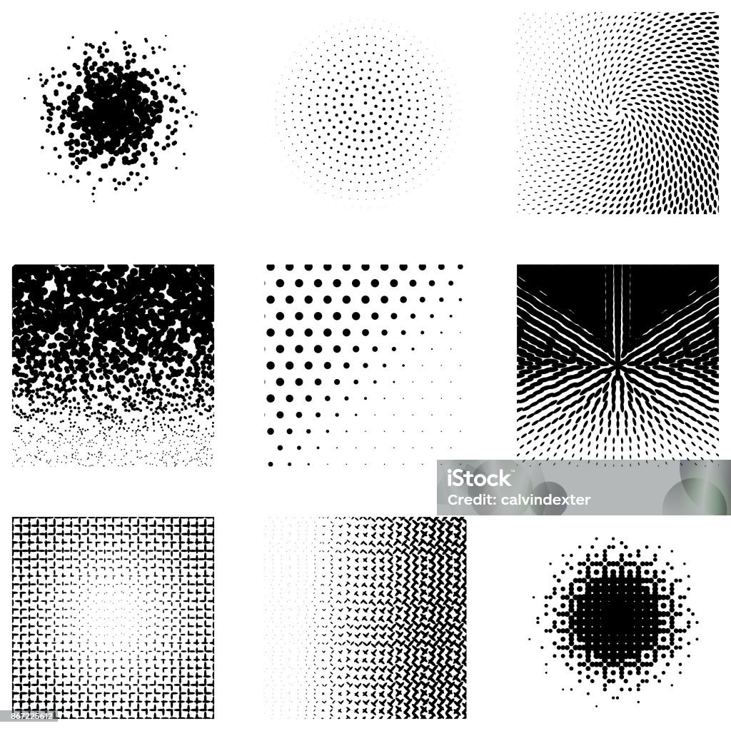 Round Shapes Patterns Stock Illustration - Download Image Now ...