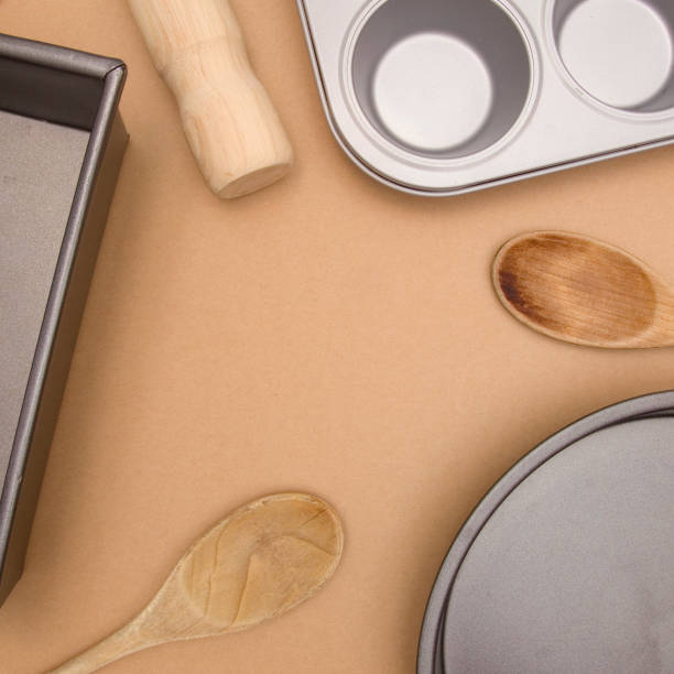istock A Background of Baking Equipment with Customizable Space 867228668