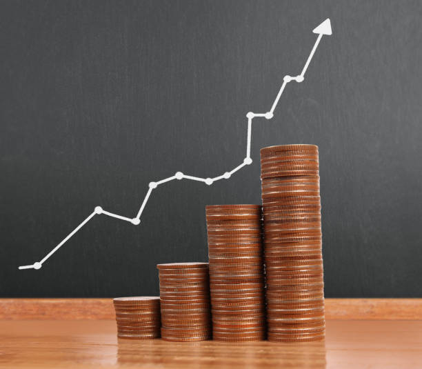 istock graph coins stock finance  business concept 867232216