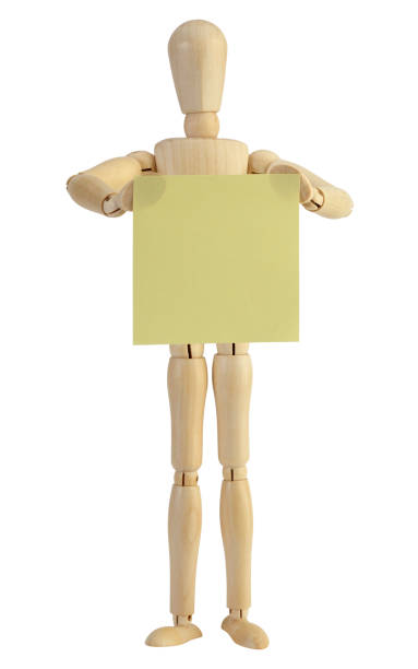 istock Wooden Mannequin with clipping path 867235030