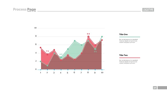 Increasing Graphs Notes Increasing Graph Slide Template Stock Illustration - Download Image Now ...
