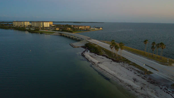 Honeymoon Island Dunedin Causeway Morning Sunrise.
