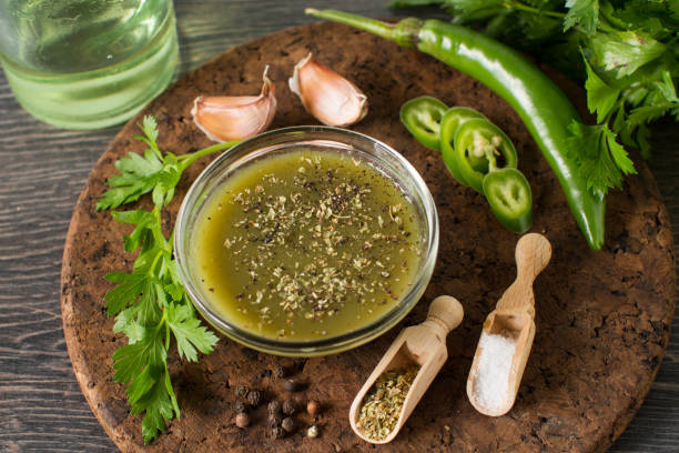 istock Mexican jalapeno sauce with ingredients 867265394