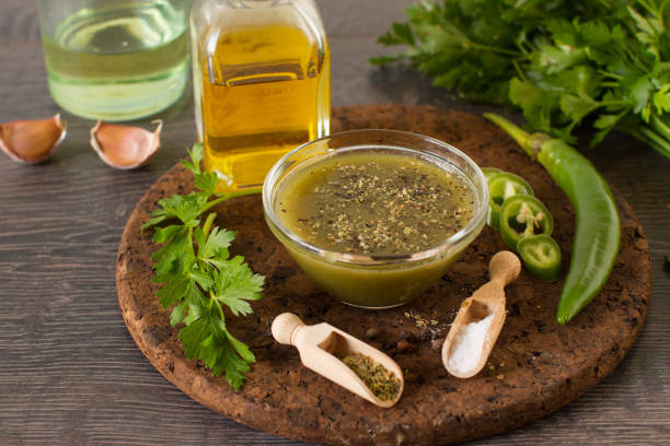 istock Mexican jalapeno sauce with ingredients 867265410