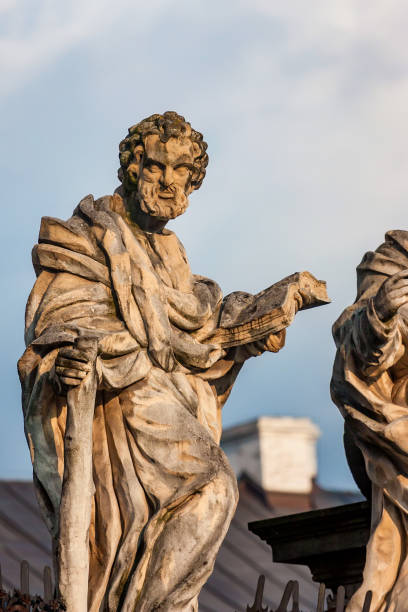 istock Apostle monument on St.Peter and Paul church 867267922