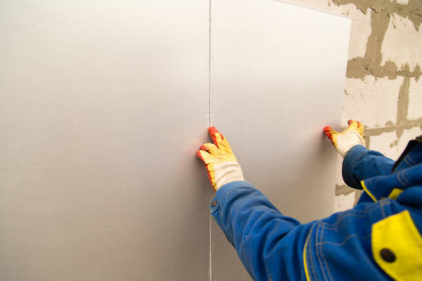 istock The worker insulates the house from foam plastic 867269252