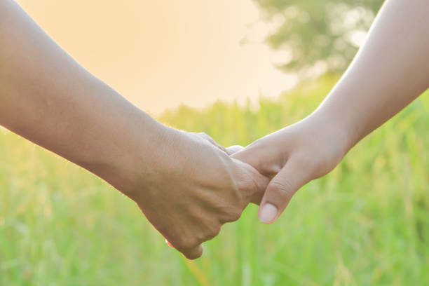 istock Natural hand  and  hand child 867280792