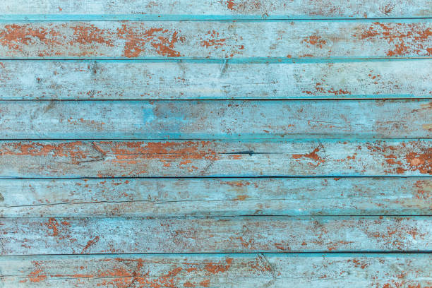 istock Cracked blue wooden board 867283410