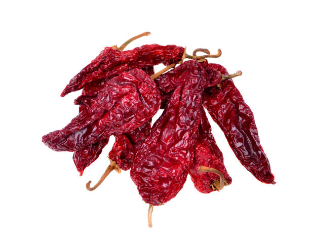 istock Dried big red peppers isolated 867283604