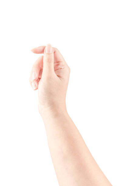 istock Close up Hand and arm  on white  background. 867294256