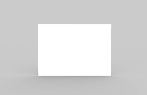 istock Postcard / Invitation / Flyer Mock-Up - 3D Illustration 867305038