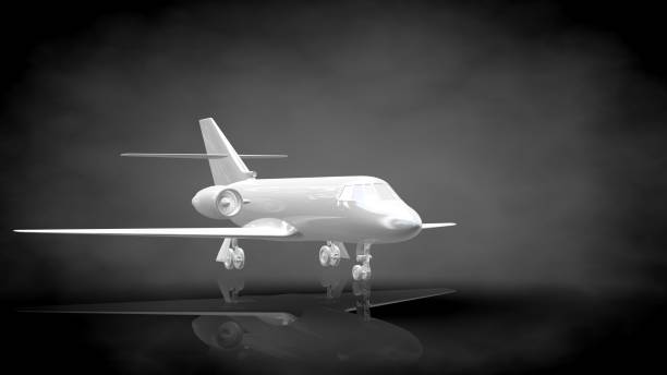 istock 3d rendering of a reflective plane on a dark black background 867314742