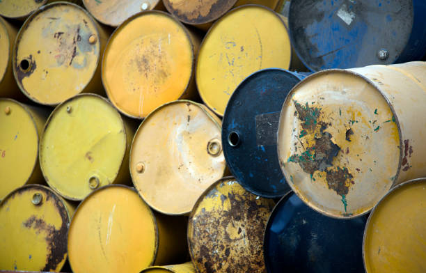 istock old oil tank for recycle 867314930