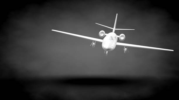 istock 3d rendering of a reflective plane on a dark black background 867315022