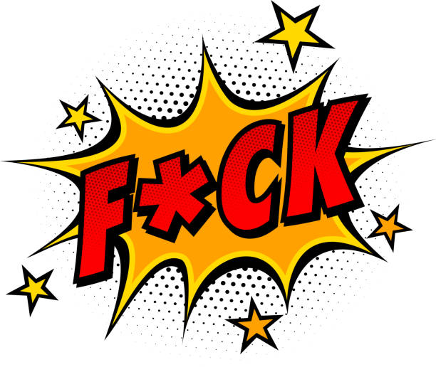 illustrazioni stock, clip art, cartoni animati e icone di tendenza di parolacce - parolaccia