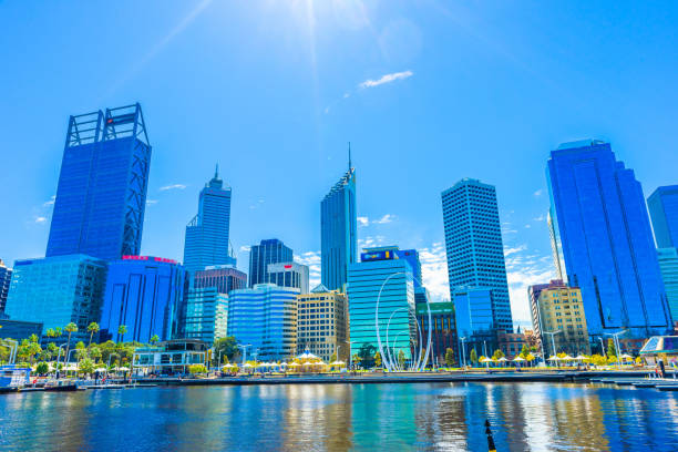 istock Urban landscape of Perth Australia 867323194