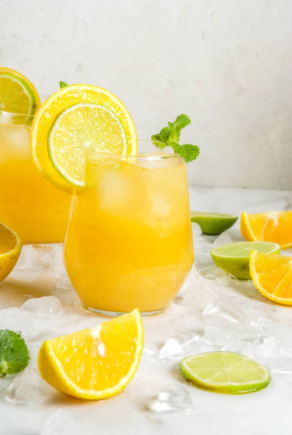 istock Summer citrus punch with oranges and lime 867326468