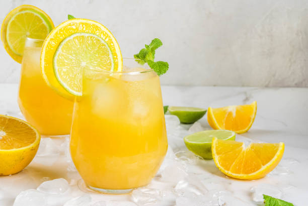 istock Summer citrus punch with oranges and lime 867326576