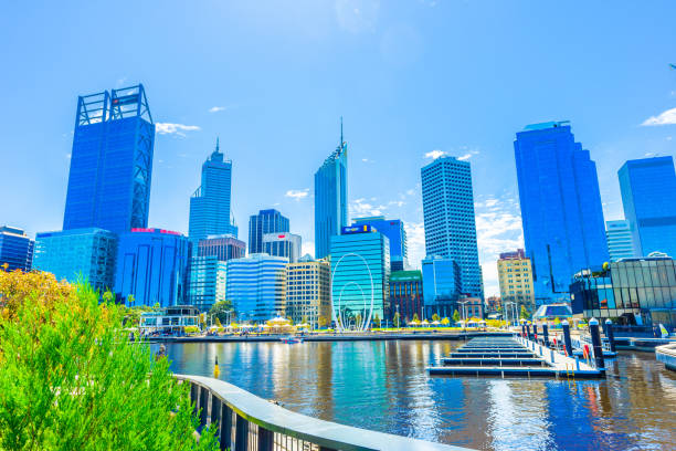 istock Urban landscape of Perth Australia 867326606