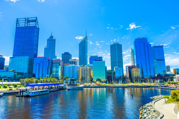 istock Urban landscape of Perth Australia 867329446